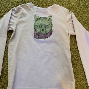 Purple Long-Sleeve Shirt with a Fox - Columbia